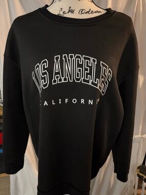 Source Unknown Black 'Los Angeles California' Women's Sweatshirt